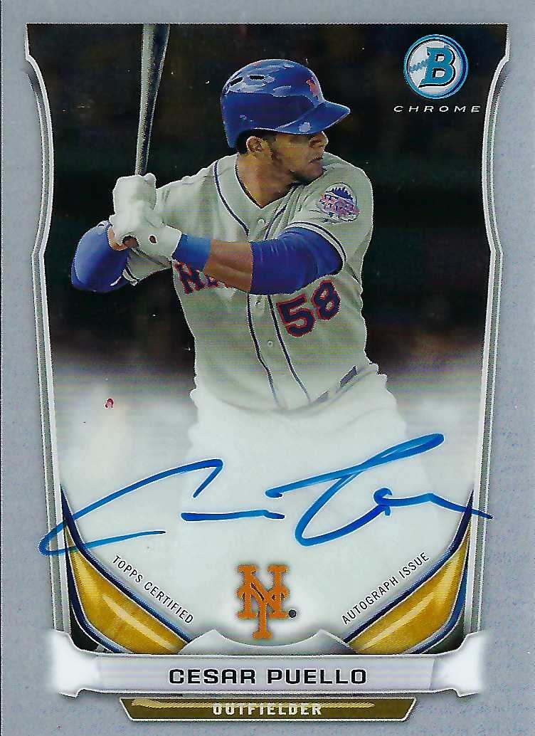 AutographDanny's tweet image. added to our personal collection - 2014 Bowman Chrome Prospects Autographs #BCAP-CP Cesar Puello AU

#autograph #autographcollection #baseball #MLB #newyorkmets #ebayfinds #cesarpuello #bowmanchrome #BoninSportsCards #autographcollectingwdannyb