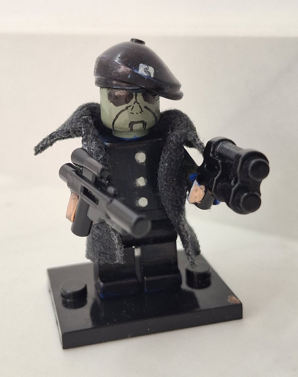 I went to see <a href="/RunningManMovie/">The Running Man Movie</a> this evening. 
What an experience! It's brilliant!I loved every second.
Made a mini Evan custom lego to celebrate it 
#therunningman #leepace #edgarwright #glenpowell