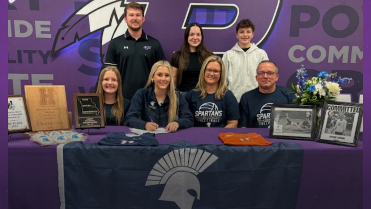 Congratulations to Paydin Todahl on signing her letter of intent to continue her volleyball career at Missouri Baptist University! #rolltribe
