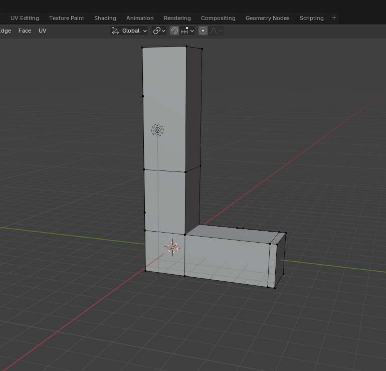 opened blender just to make an L doesn't it look so awesome