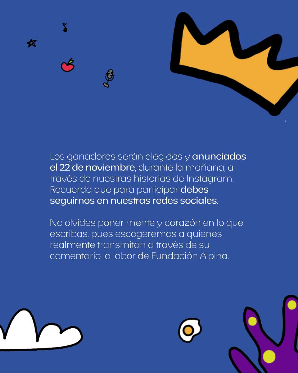 ¡Atención, Bogotá!
Creemos en las causas que cambian vidas, por eso, estaremos obsequiando 2 entradas dobles para el concierto Todos Juntos. 
¿Quieres ser uno de los ganadores? Visita nuestro perfil de Instagram para conocer paso a paso cómo participar.

instagram.com/fundacionalpin…
