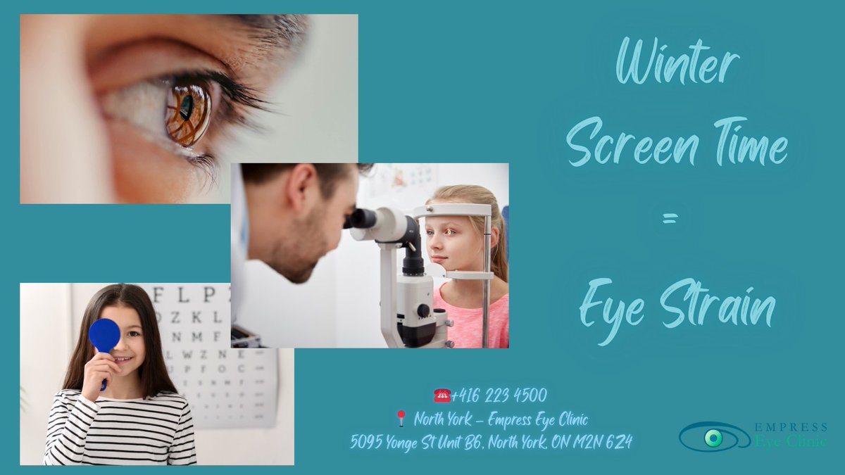 torontoeyedoc's tweet image. More screen time in winter can speed up childhood myopia.
Book a children’s eye exam at Empress Eye Clinic, North York.
Early detection = better future vision.
#MyopiaControl #OrthoK #ChildEyeExam #NorthYork