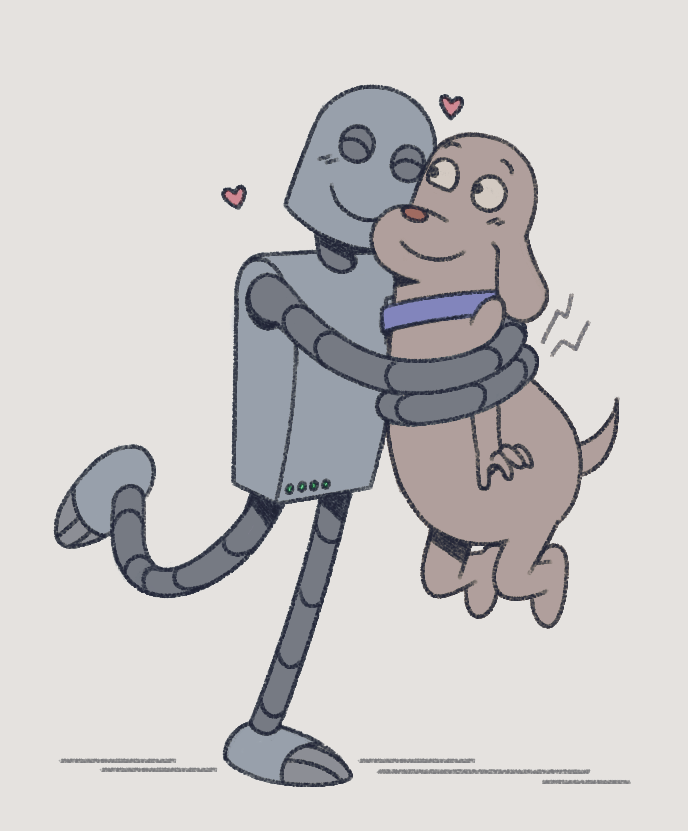 careful robot you're gonna destroy his ribcage #robotdreams