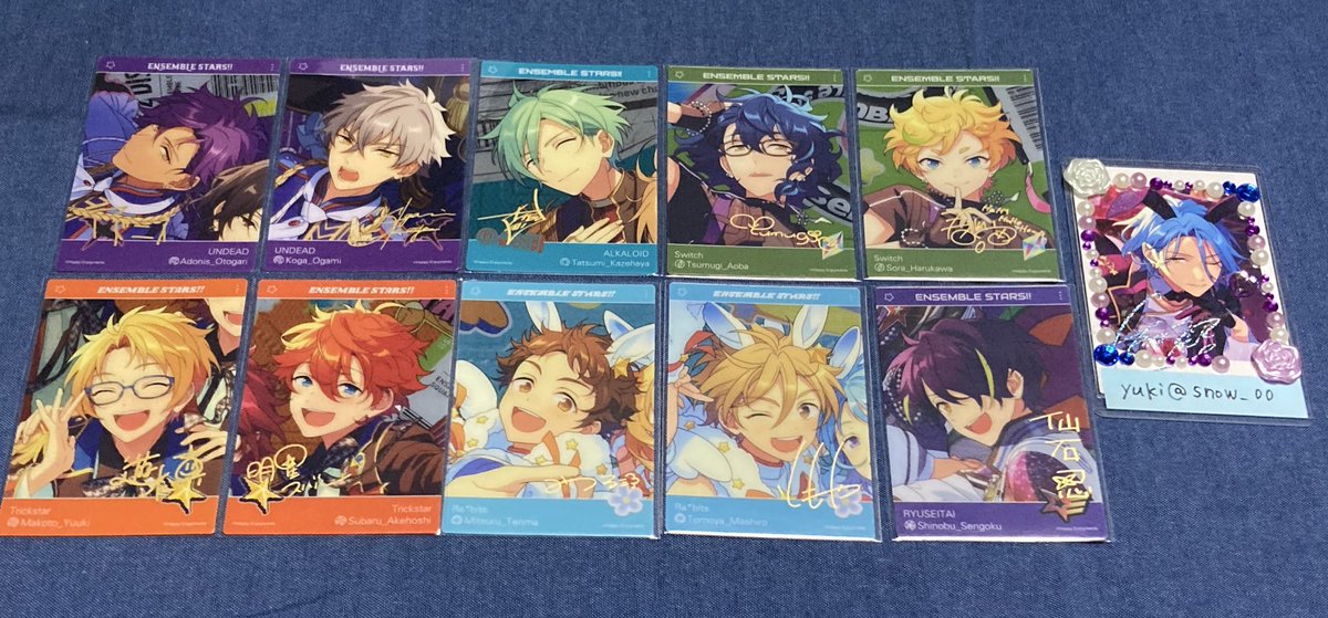 譲渡】あんスタ 中国 TRIP クリアカード INS風カード 【譲】アドニス