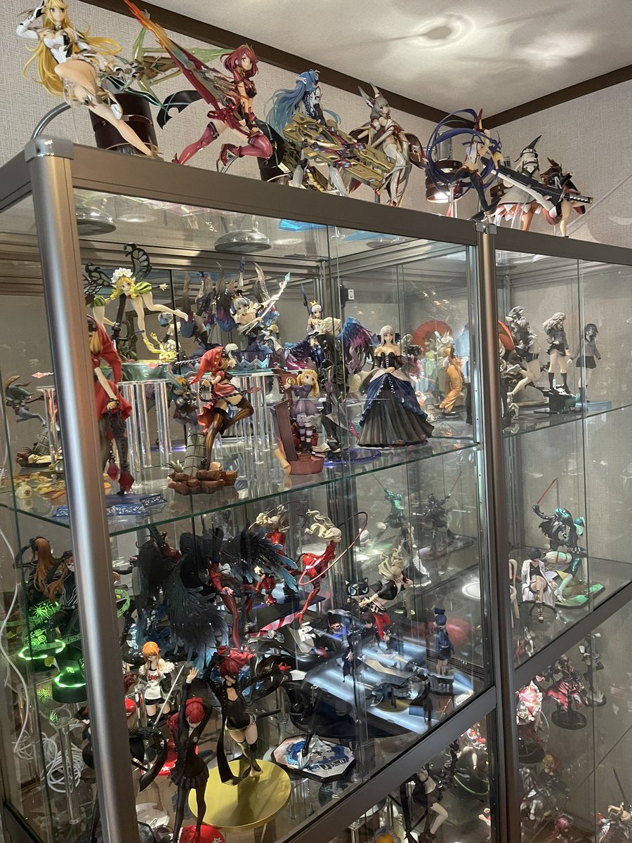 フィギュアケースのお掃除完了🧹✨️
次はシムリグの掃除だ( ˊᵕˋ ;)