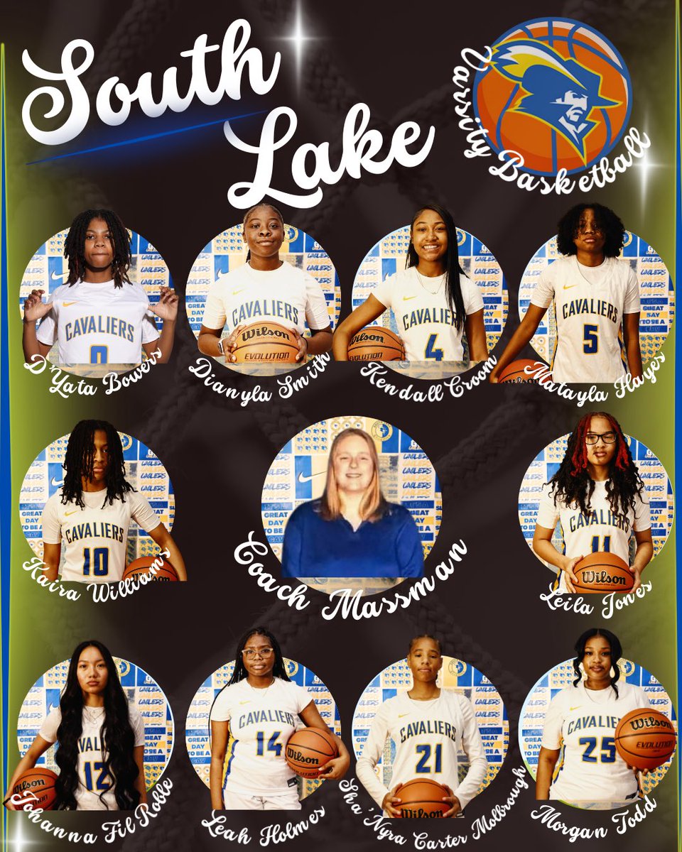 SLcavAthletics's tweet photo. 📣 Introducing Your 2025–2026 Varsity Girls Basketball Roster! South Lake Lady Cavs 🏀💙 Ready to hoop, ready for the season. Let’s go. #LadyCavs #SouthLake #CavNation https://t.co/qESgpstsla