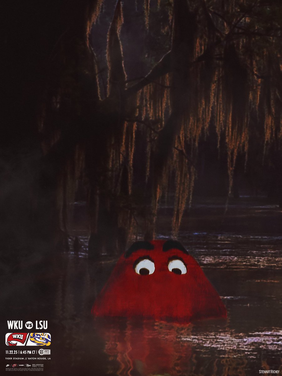 WKUFootball's tweet image. Bayou Big Red 🌾👀

📺: @SECNetwork