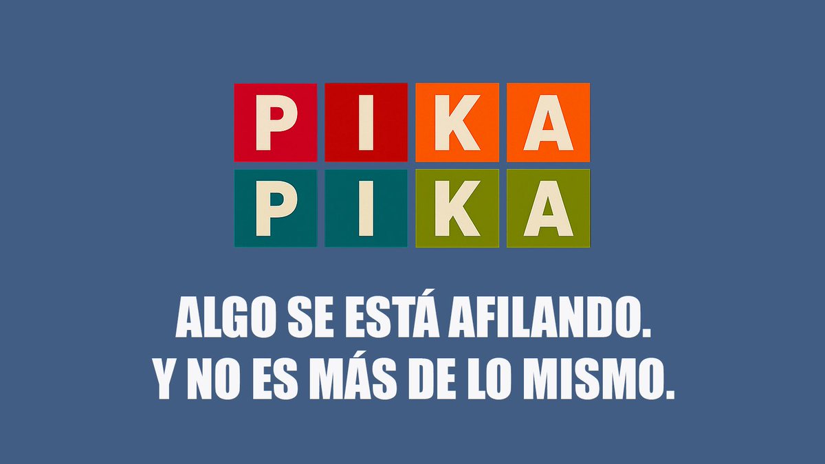 PIKAPIKAnacypop's tweet image. Algo se mueve.
Algo cambia.
Algo vuelve distinto.

PIKA-PIKA no desapareció. 
Se estaba preparando.