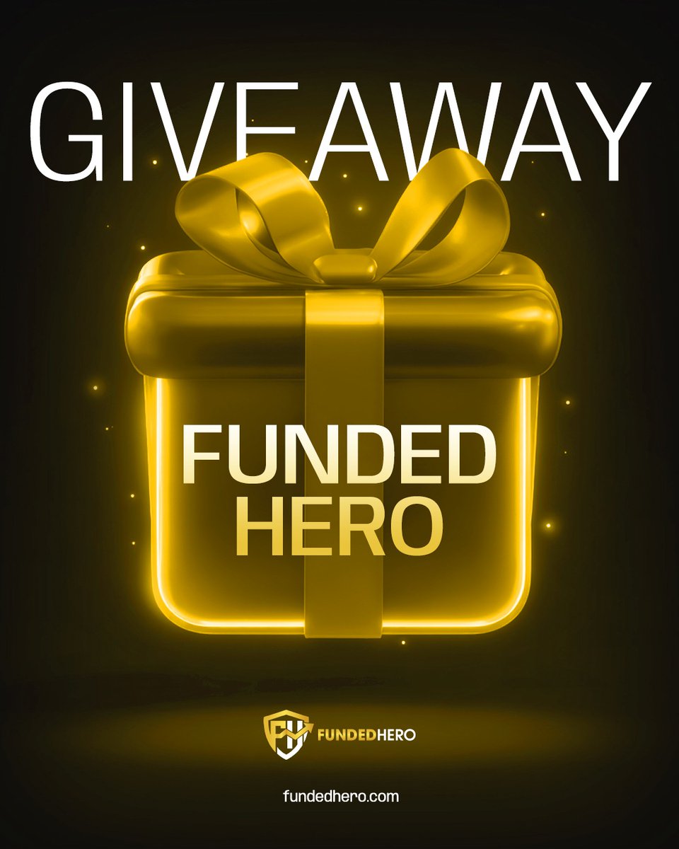 🎁 GIVEAWAY ALERT 🎁

🔥 Win 3x $25K Funded Accounts 🔥

How to enter:
👉 Follow 
<a href="/_fundedhero/">FundedHero</a> 
<a href="/parcefx/">Parcefx | CEO of FundedHero</a> 
<a href="/itsdrdollar/">Dr. Dollar | CEO of FundedHero</a>
<a href="/fherofutures/">FundedHero Futures</a>

2️⃣ Like + RT
3️⃣ Tag 3 friends
4️⃣ Join our Discord: discord.gg/fundedhero

WINNERS WILL BE CHOSEN IN OUR DISCORD!!

⚡ Winners = GAME CHANGERS.