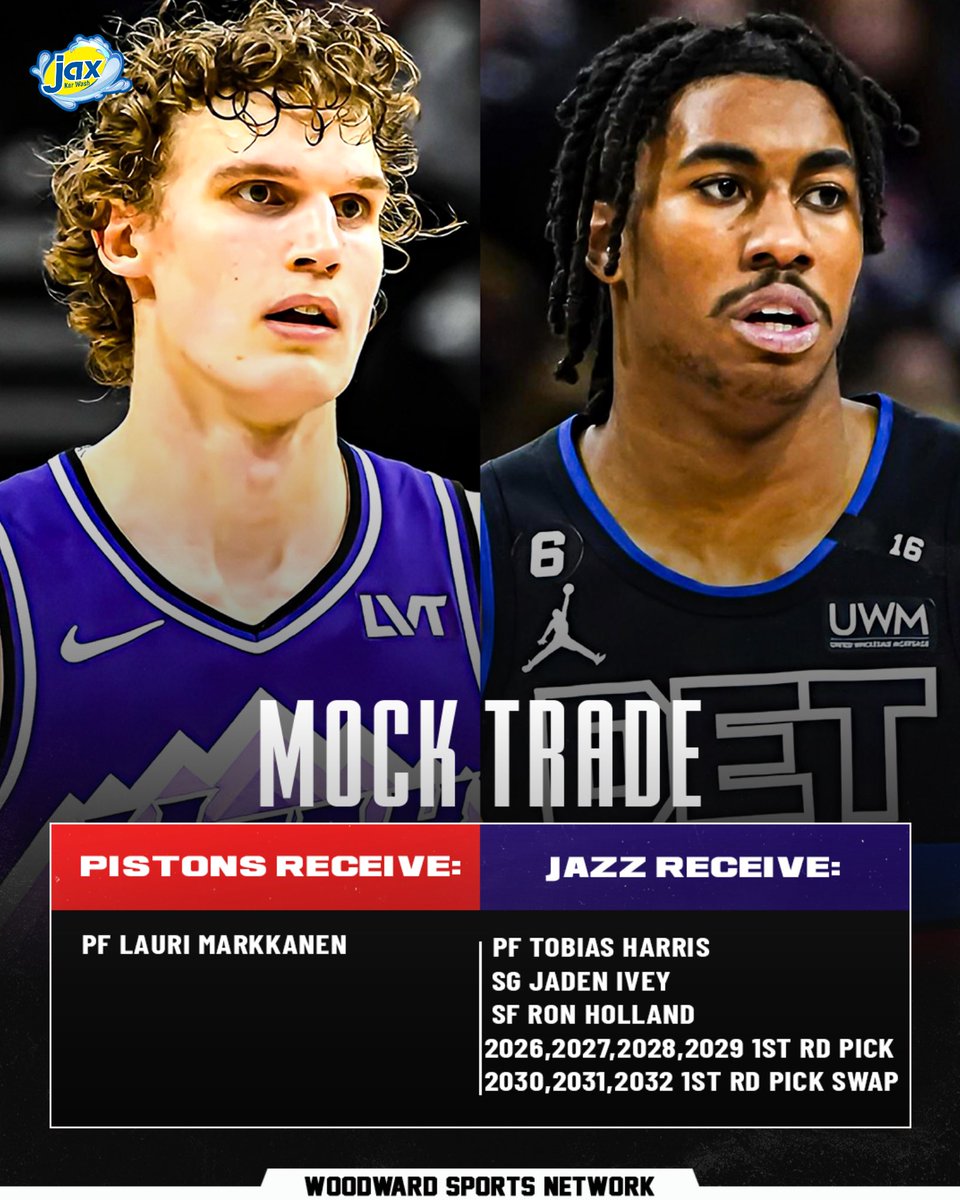 woodwardsports's tweet image. Should the Detroit Pistons pull the trigger on Lauri Markkanen? 👀

Markkanen is a name to watch for the Pistons if he becomes available via @esidery