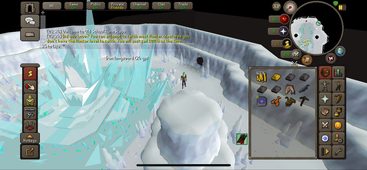 I need a OSRS masterclass to explain to me why I’m doing the Knights Sword quest and I’m in the room with the Ice giants, there is 100% no blurite ore, chat what am I doing wrong. 

<a href="/MixedEfforts/">mefforts</a> send life support.