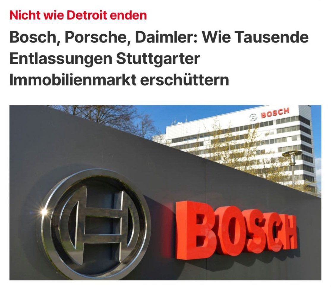 „Vom Stolz zur Schockstarre: Wie Stuttgart auf dem Weg zum neuen Detroit ist“

Noch vor wenigen Jahren war Stuttgart das Symbol deutscher Ingenieurskunst – Herz des Wohlstands, Motor des Fortschritts. Heute bebt die Hauptstadt des Südens. Tausende Entlassungen bei Bosch, Daimler