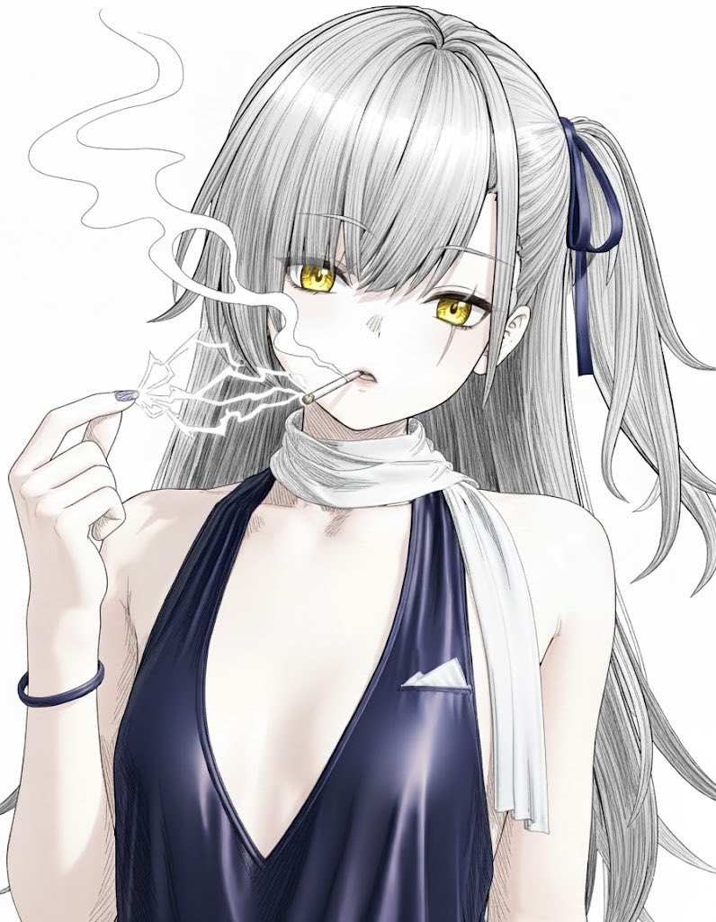 煙を味わうリヴァ