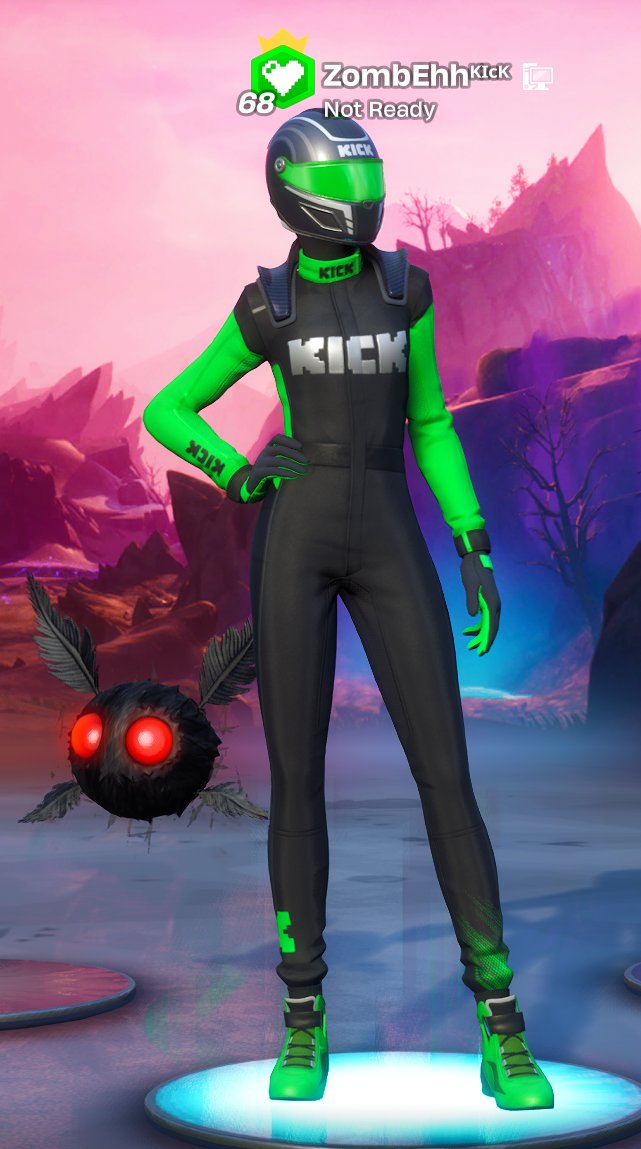 ItsZombEhh's tweet image. There was ABSOLUTELY no way I was missing this!!

HUGE FOR @KickStreaming 💚

This @Fortnite skin is on point!

If you play #Fortnite &amp;amp; stream on #KickStreaming you shouldn't let this be passed up either. Come on kick fam! Fly them colors! @KickCommunity 

kick.com/zombehh