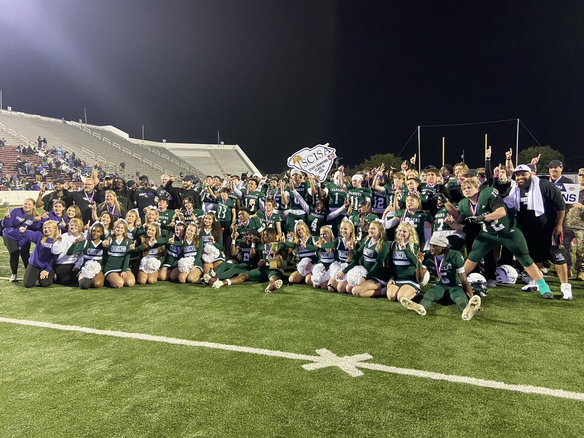 Northwood Academy wins the SCISA 4A State Championship! 

<a href="/NA_Chargers_FB/">Northwood Academy Football</a> dominates Heathwood Hall, 61-7. 

<a href="/Live5News/">Live5News</a>