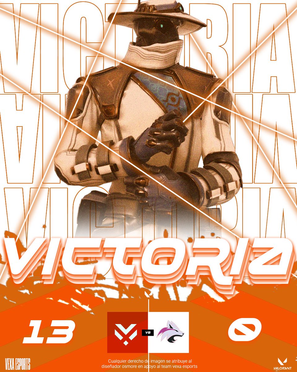 ✨ Victoria de Vexa Dark ✨
Hoy el equipo jugó sólido, con buena comunicación y cerrando cada ronda con calma.
Gracias por todo el apoyo 🖤🧡
 Seguimos sumando W’s ⚔️🔥 #VeXaeSports #hexacup #valorant