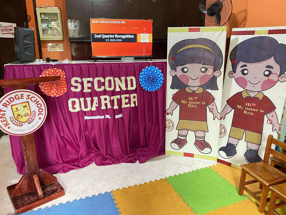 KentRidgeSchool's tweet photo. 📚KRS AY 2025-2026 2nd Quarter Recognition Day🎉
“By education I mean an all-round drawing out of the best in the child and man; body, mind and spirit.” ~ Mahatma Gandhi ❤️💛
#KRSpreschool #KentRidgeSchool #PresSchool 
#RecognitionDay #KRSians #KRS2526 https://t.co/9J352z1fvD