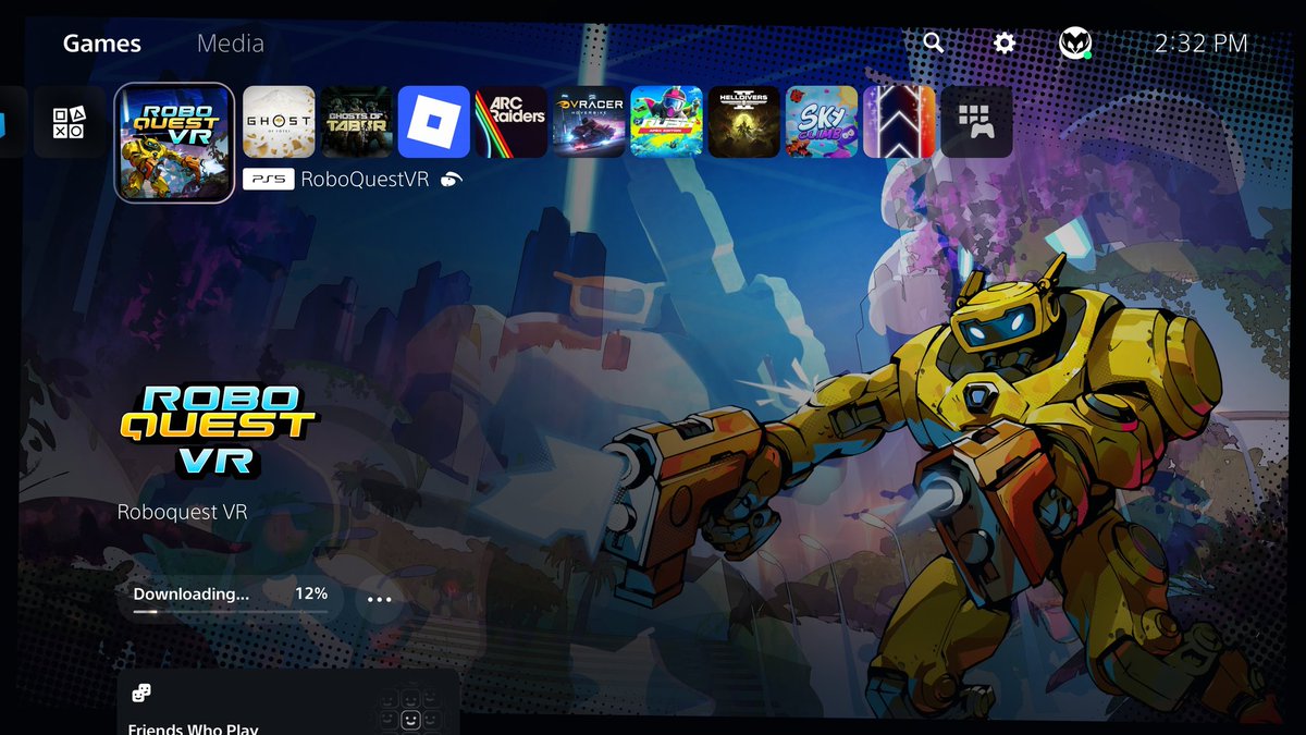 MagnumGamingPS5's tweet image. Roboquest VR this weekend!

#Roboquest #flat2VRstudios #VR #PSVR2 #RyseUpStudios