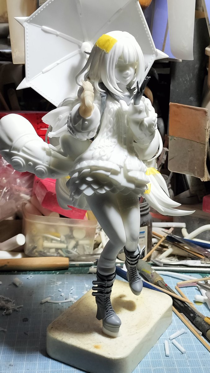 hiro16's tweet image. 仮組み中ー

#ゼンゼロ 
#浮波柚葉 
#となモ8