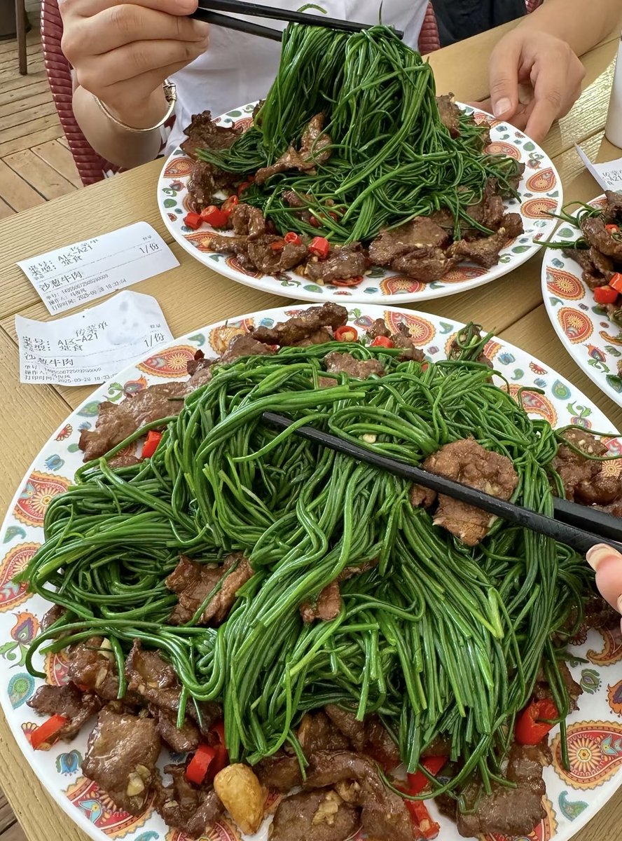 jiangjiang_hao's tweet photo. 沙葱牛肉，新晋美食，快，来乌鲁木齐吃吧 #Xinjiang https://t.co/0rikvqeayJ