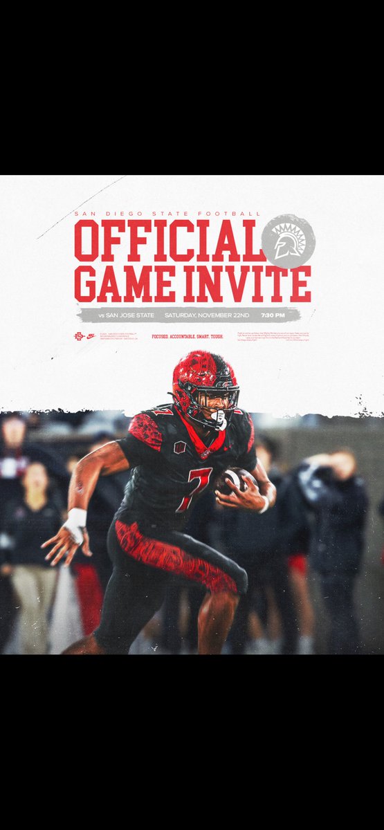 Shay_Hunterr's tweet photo. I’m excited to be at SDSU this weekend!! I can’t wait to see what the atmosphere is like.#GoAztecs 🔴⚫️
@Tana_Vea @SeanDillonSDSU @AztecFB @BrandonHuffman @GregBiggins https://t.co/UFNJzfRnuV