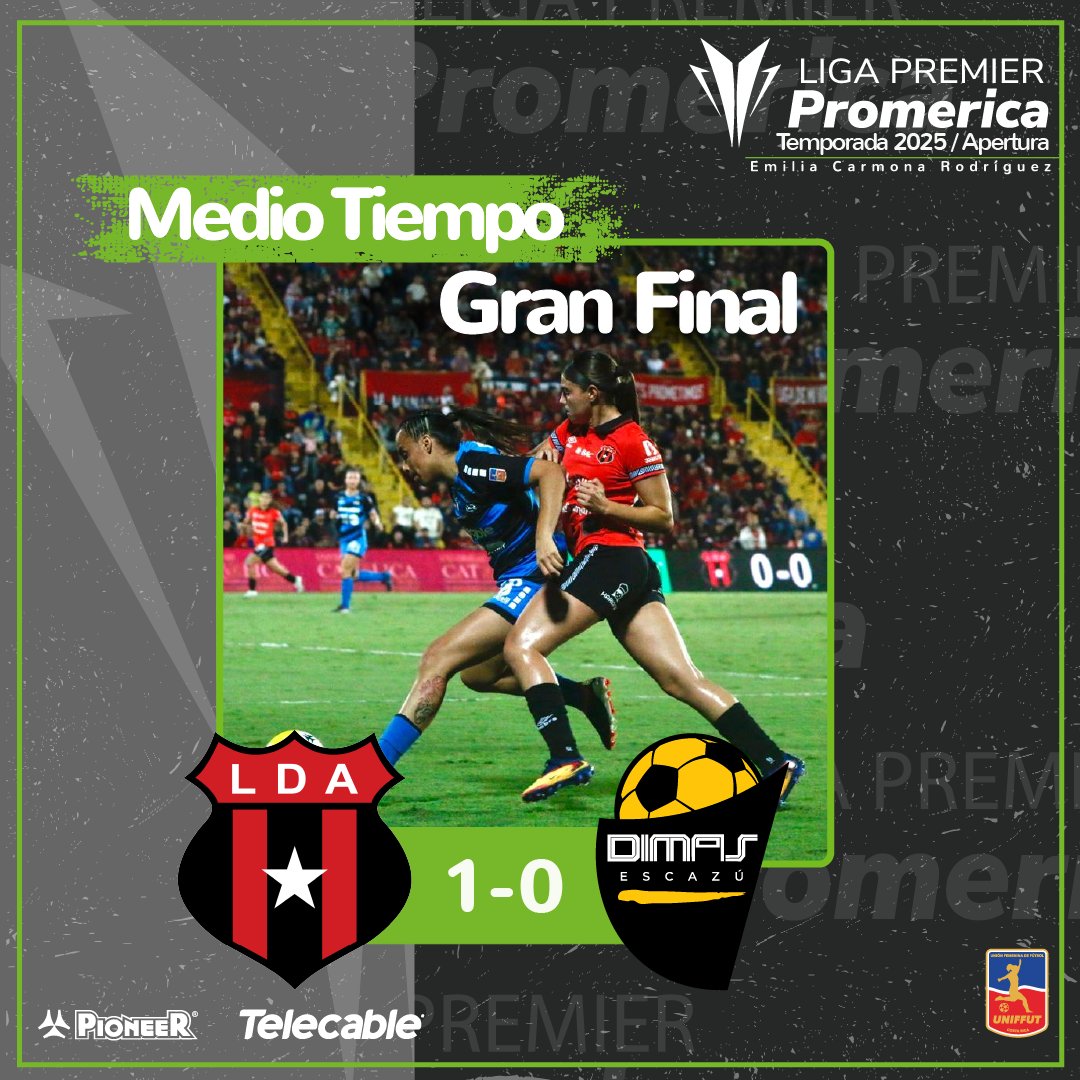 UniffutCR's tweet photo. Finaliza la primera mitad con ventaja manuda en esta Gran Final
Recordá que los datos del juego los podrán encontrar en la app oficial de Uniffut, disponible en AppStore y Play Store.
#uniffut #mismapasion #mismacancha #LigaPremierPromerica https://t.co/4YSVPn6f2Z