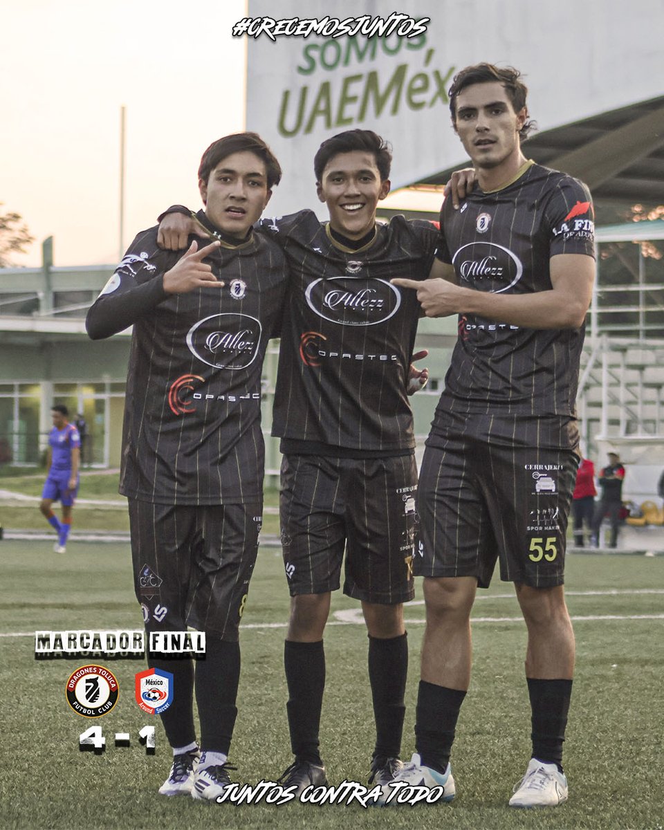 ⚽🐲 LA CANCHA ES NUESTRA 🐲⚽

Con goles de  Alonso Oropeza en dos ocasiones, Alex Colin y Omar Becerril  nos quedamos con los 3 puntos en casa.

JUNTOS CONTRA TODO

#CrecemosJuntos #LigaTDPMX