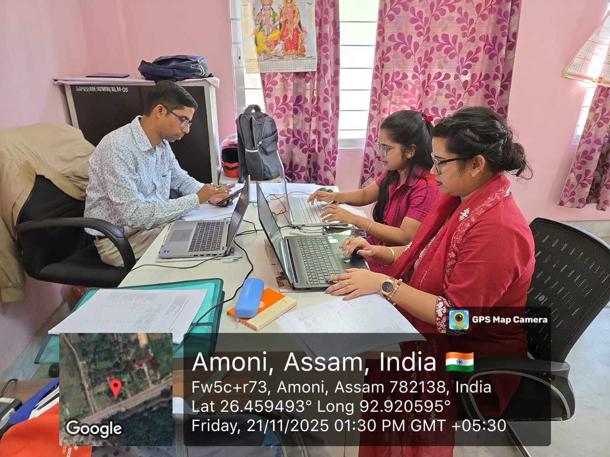 PCMGPCs's tweet image. Assisted SIPRD faculty in compiling PAI 2.0 data and conducted PRA surveys across eight GPs in the district. Strengthening data quality for better local planning. 
— Ankita Bharali, PRA, Assam 
#PAI2 #MoPR #DataValidation #Assam #GoodGovernance