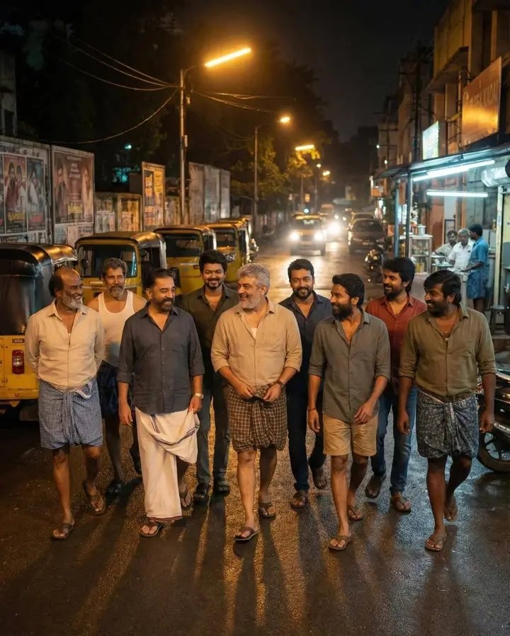 kowsiranjith12's tweet image. AI iruthalum Nalla Iruku 🥹🔥

Kollywood All Kings 💥

#LEO @actorvijay @TVKVijayHQ #JanaNayagan #TheG0AT @rajinikanth #Jailer2 #Ajithkumar #Sivakarthikeyan #Dhanush #kamalhasan @ikamalhaasan @Suriya_offl @chiyaan @dhanushkraja @VijaySethuOffl