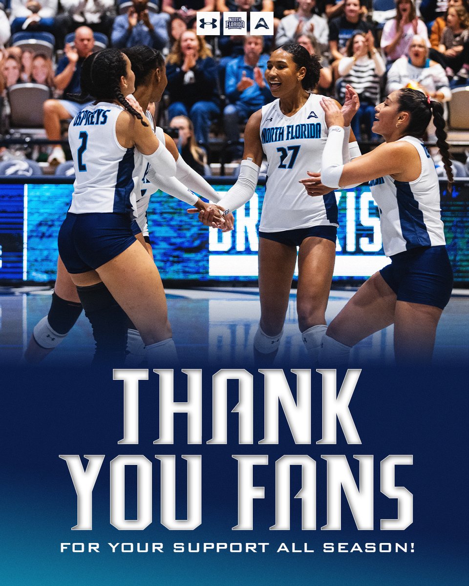 OspreyVB's tweet image. THANK YOU to the best fans for being a part of our run and for your support all season! 

#SWOOP