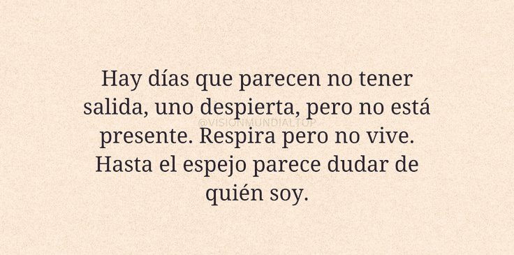 JekyllJr1's tweet image. Puse tiempo, mucho tiempo y como ya sabía no funciono.
Puse primero distancia, ahora he puesto más todavía y cuanto más me alejo físicamente más cerca sigo teniendo esas sensaciones.
Tanto cuesta hablar? En serio esto es una puta mierda interminable.
Devuélveme la música 🥺