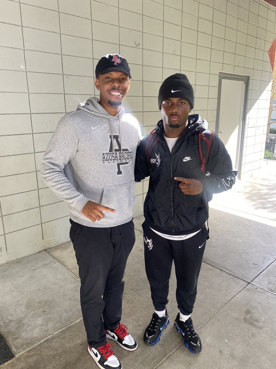 Had an amazing time on my visit to Azuza Pacific University !! Thank you Coach Kota and Coach Parnell for having me !!