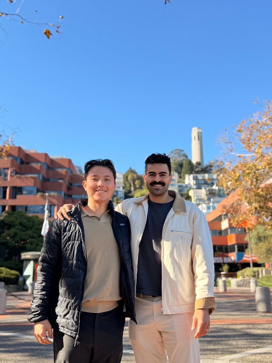 NaderLikeLadder's tweet image. Working from @sfcompute today in Levi&apos;s Plaza

Same location where @alecqfong and I first set up our office 6 years ago!!!

Since then went thru YC, startup acquired by NVIDIA, got married, grew a mustache... and Alec&apos;s patagonia is still trucking along 😂🤙