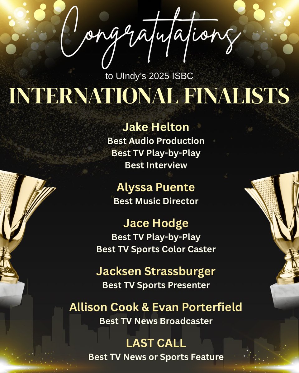 UIndy Department of Communication tweet media