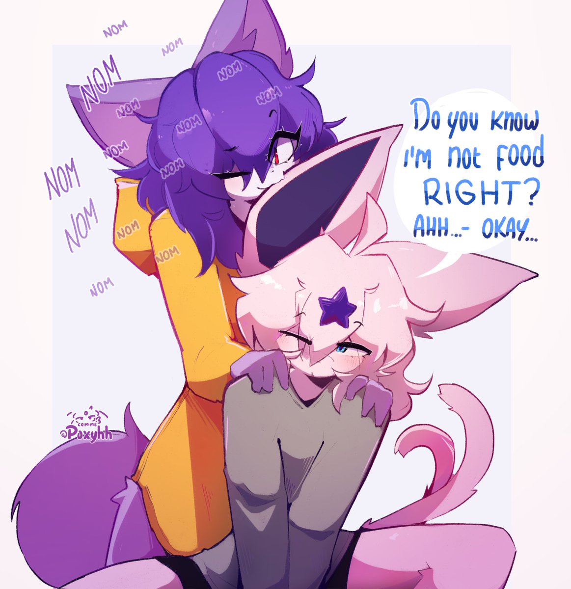 Poxyhh's tweet image. So, nibble the cute guy? Yes 👍