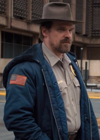 JRR10____'s tweet image. Claramente el elemento más fantasioso de la serie era Hopper, porque era un policía que si trabajaba