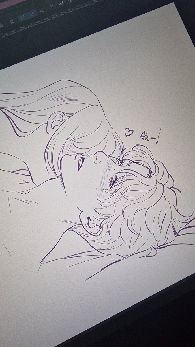 Trying to get better at line art aaaaaah it's sooo hard 😭 
#rafayel