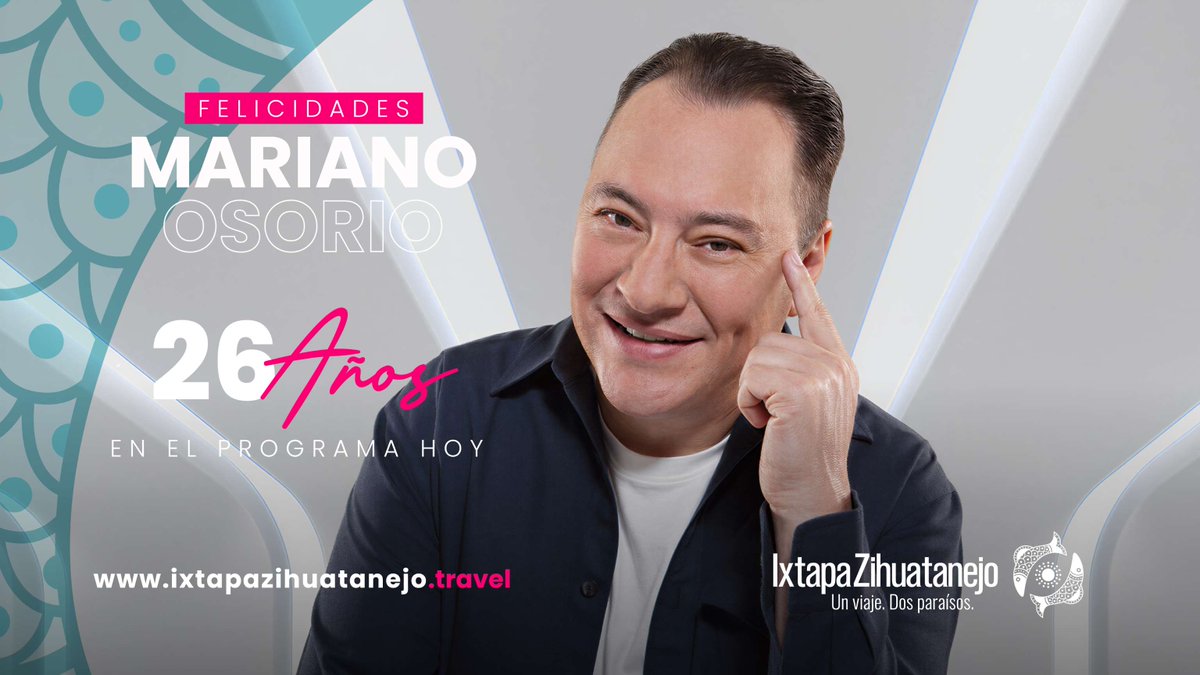 ¡Muchas Felicidades Mariano! 🎉
Celebramos contigo 26 años al frente del programa Hoy en La Joya 93.7 FM, un espacio que se ha convertido en compañía, inspiración y refugio para millones de radioescuchas.

✨ ¡Enhorabuena por estos 26 años y por todo lo que viene!