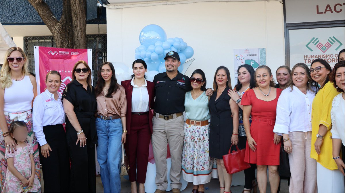 La Secretaría de Seguridad del Pueblo, que dirige su titular, Óscar Alberto Aparicio Avendaño, recibió por parte del Voluntariado “Aliadas por la Paz y la Seguridad del Pueblo”, que preside la licenciada, Sobeida de Aparicio, el nuevo Lactario, un espacio digno y seguro.