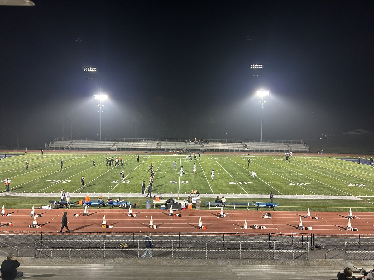 Looking live at West Shore Stadium.

No. 1 Central York (11-1) clashes with No. 2 Harrisburg (12-0) in the District 3 6A Championship.

Cougars have won four straight, Panthers looking for their first since 2020.

Both are ranked within the top five 6A teams in Pa.

7 p.m. 🏈