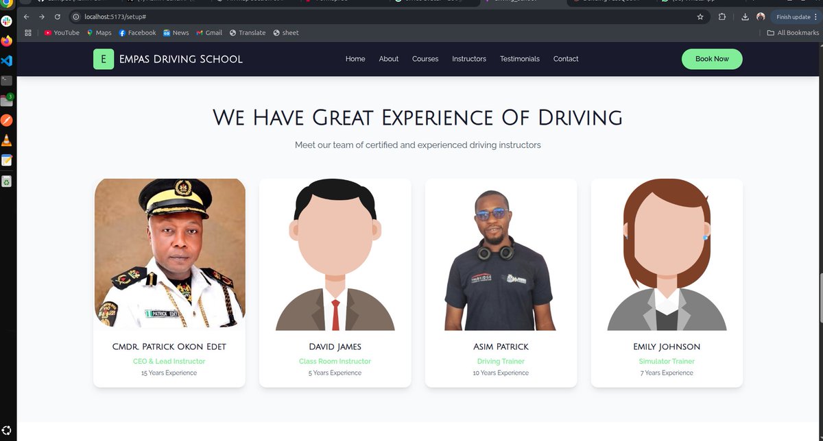 Patoasim's tweet image. Day 65 of {#100DaysOfCode} 

I can’t believe I’m almost done with the frontend design in less than a week, this is real progress. Everything is coming together, and the sections just need a few final touches.

#Django #DRF #React #BackendDev #GodIsWithMe