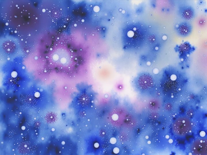 C_Autumn_Trapp's tweet image. Art of the Day! &quot;Indigo Nebula&quot;. Buy at: ArtPal.com/c_autumn_trapp…