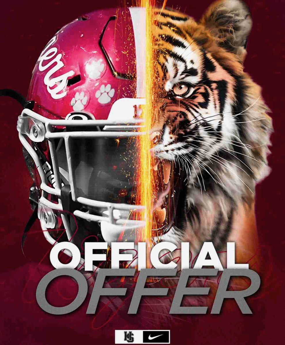 #AGTG After a Great Conversation with Coach <a href="/CoachEdgarHSC/">William Edgar</a>  Blessed to receive my 2nd College Football Offer from <a href="/HSC__FOOTBALL/">H-SC Football</a> !!  #RollTigers 

<a href="/Coach_Luvara/">Vince Luvara</a> <a href="/CoachTPorterWR/">Tayshaun Porter</a> 

#KeepingtheFaithandFocus