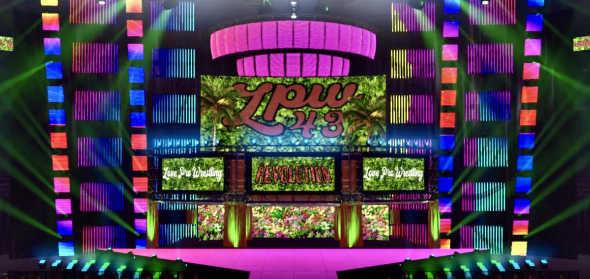 _Dustyn's tweet image. For the final time this year, new @LoveWrestlingCA arenas are now available for #WWE2K25! This time, for LPW 43: REVOLUTION!

Find them in the Community Creations by searching “LPW” or “EDMONTON” on PS4, Xbox One &amp;amp; PC.

Big thank you to Zak for the awesome graphics all year long!