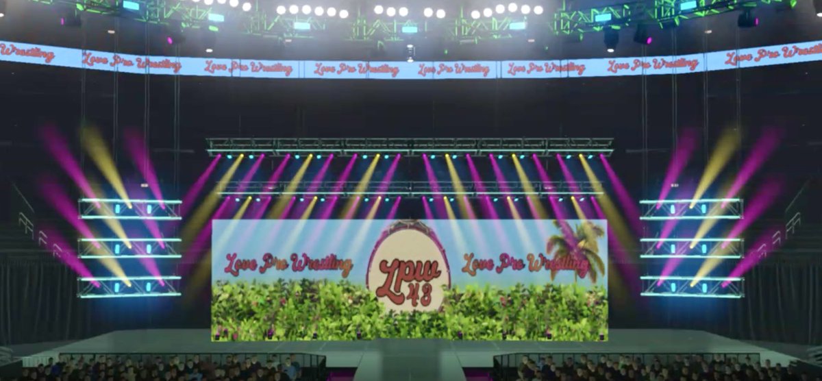 _Dustyn's tweet image. For the final time this year, new @LoveWrestlingCA arenas are now available for #WWE2K25! This time, for LPW 43: REVOLUTION!

Find them in the Community Creations by searching “LPW” or “EDMONTON” on PS4, Xbox One &amp;amp; PC.

Big thank you to Zak for the awesome graphics all year long!