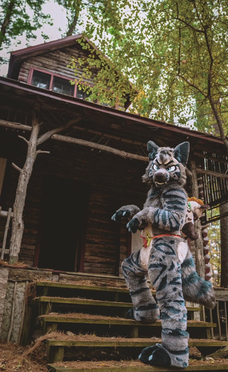 Wanna have tea and crumpets with me in my creepy cabin? OwO ? 

📸 <a href="/vsabertoothv/">BIG KING SABER</a> 
🪡 🧵 <a href="/WildcatCostumes/">Wildcat Costumes 🪡🐾</a>