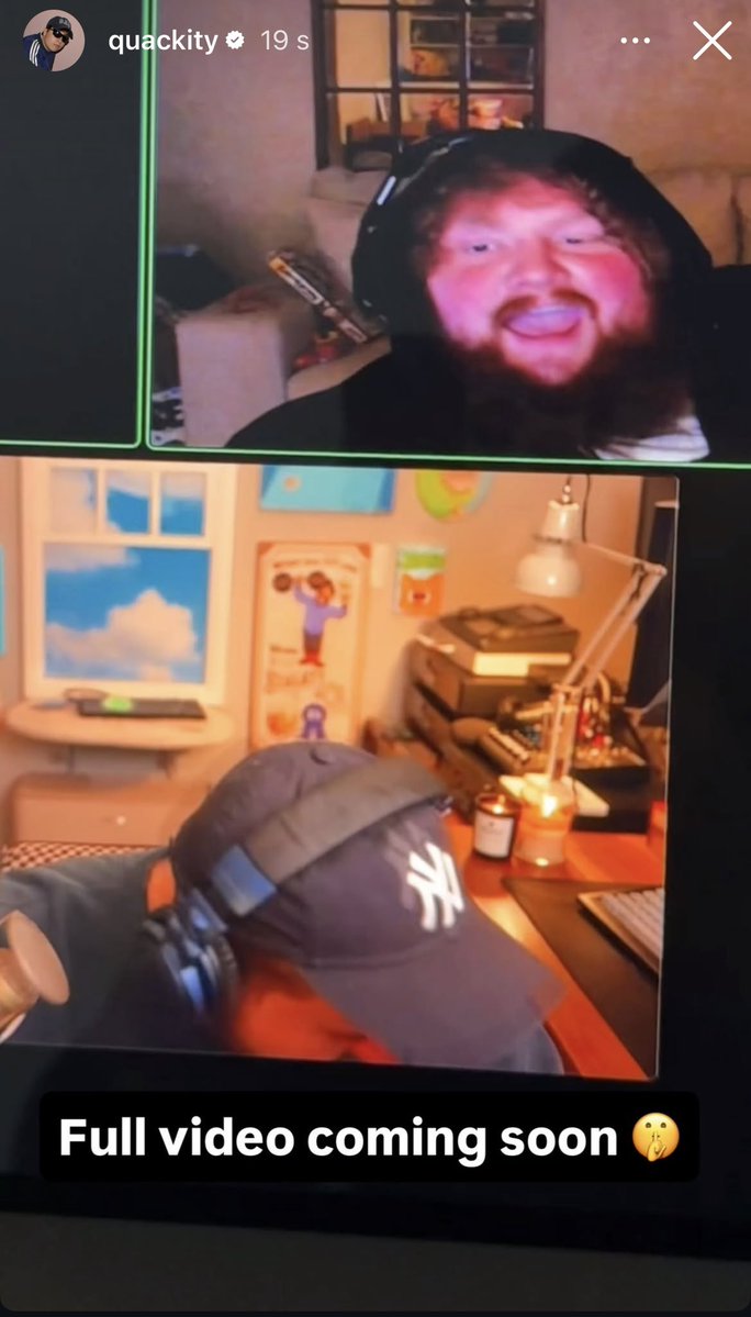 ➡️ ¡Quackity vía Instagram Stories!

TRAD: SUBÍ UN TIKTOK LUEGO DE 32 AÑOS VAYAN A VERLO

VIDEO COMPLETO MUY PRONTO 🤫

🔗 : tiktok.com/t/ZP8UNPkvb/