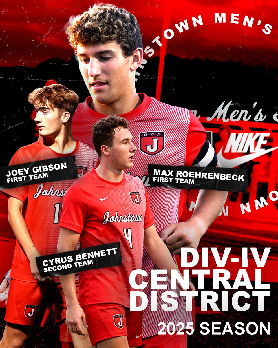Congratulations to our players on earning Div-IV Central District Awards, as nominated and voted by District Coaches!🏅

▪️ Max Roehrenbeck, 𝑭𝑰𝑹𝑺𝑻 𝑻𝑬𝑨𝑴
▪️ Joey Gibson, 𝑭𝑰𝑹𝑺𝑻 𝑻𝑬𝑨𝑴
▪️ Cyrus Bennett, 𝑺𝑬𝑪𝑶𝑵𝑫 𝑻𝑬𝑨𝑴

#Together | #GoJohnnies 🎩