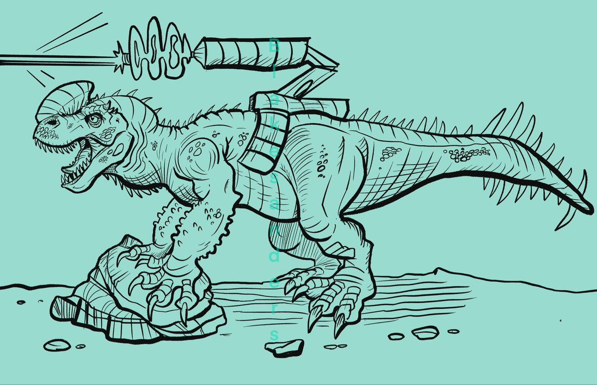 TarbosTales's tweet image. A new character from the world of Tarbos! Possibly a playable character in the future. With and without color.
#indiedev #indiegamedev #comics