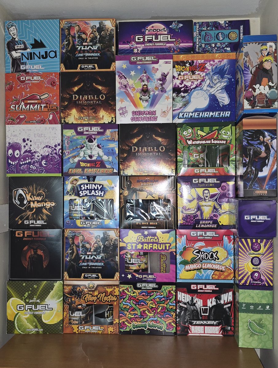 KINGM0_'s tweet photo. LAST CHANCE!!
The time is now to build to your #GFUELCollection!!
#FreebieFriday on top of buy more save more on top of free shipping!! Soo many awesome flavors to choose from. SO MANY GOODIES!!! Also, lmk if you use code Kingmo as I always support thoes that support me. 🙌💪💘 #GFUEL #CodeKingmo https://t.co/VvPsNlDch4
Cheers! 🍻 Stay hydrated and energized my friends. 🫡